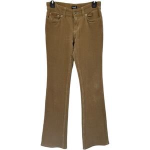 DOLCE & GABBANA Brown Corduroy Bootcut Pants Low Rise D&G Size 26